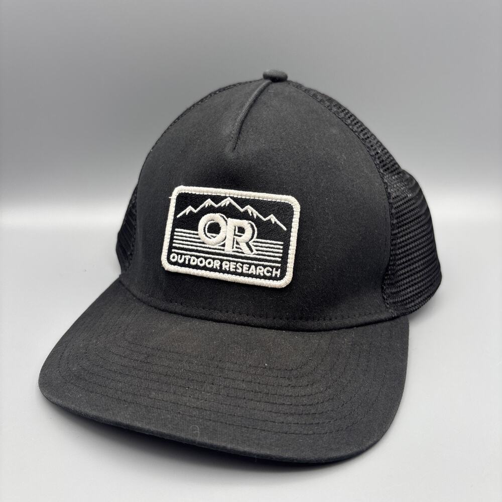 Outdoor Research Hat Mens Snapback Trucker Mesh Back Cap Patch Gorpcore Hiking